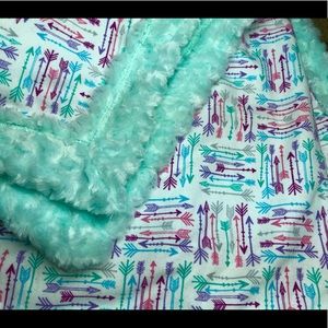 Adult Sized Arrows Minky Blanket